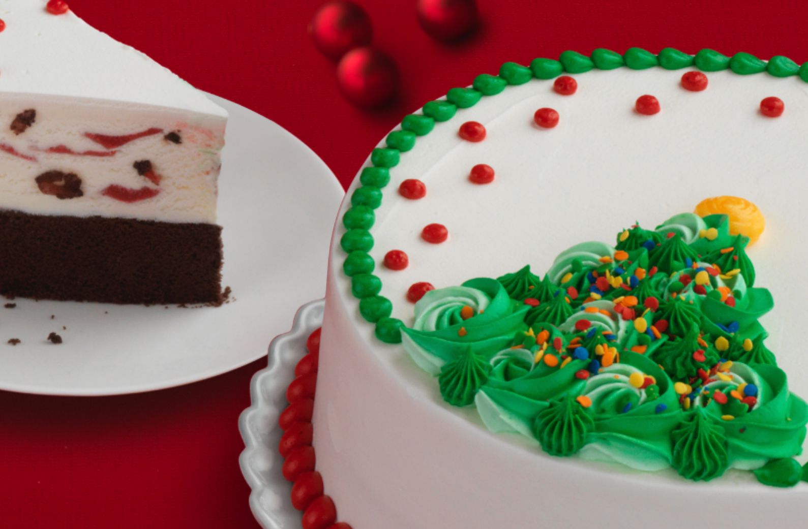 New Rosette Christmas Tree Cakes Roll out for the Holidays at Baskin