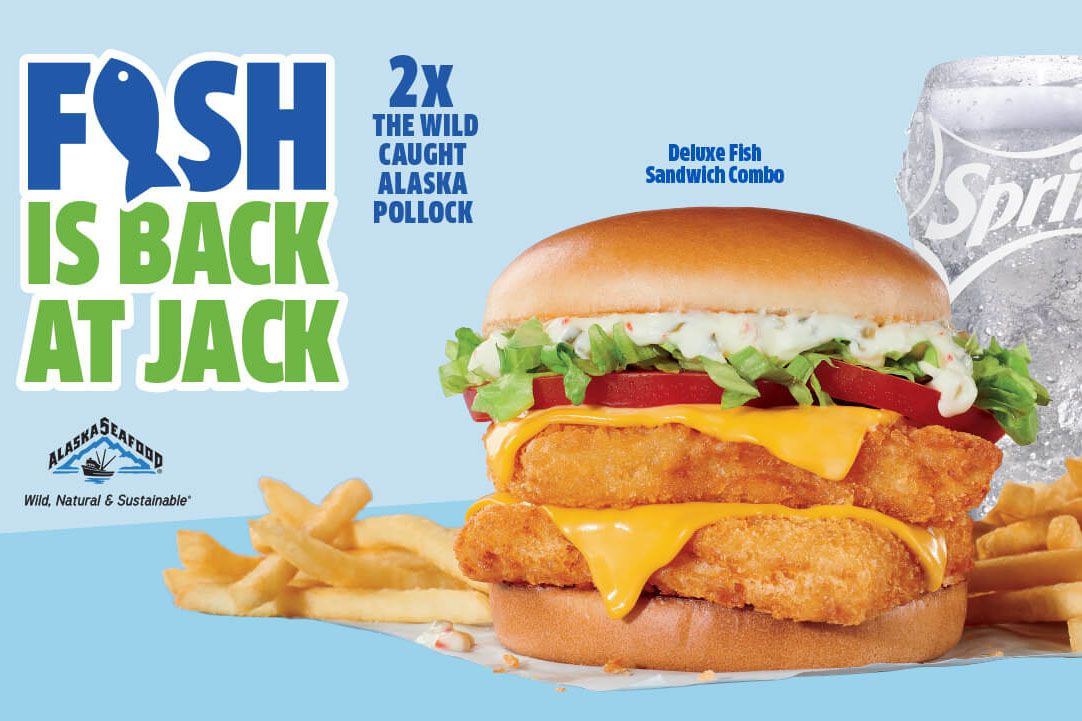 Jack In The Box Back the Deluxe Fish Sandwich Combo